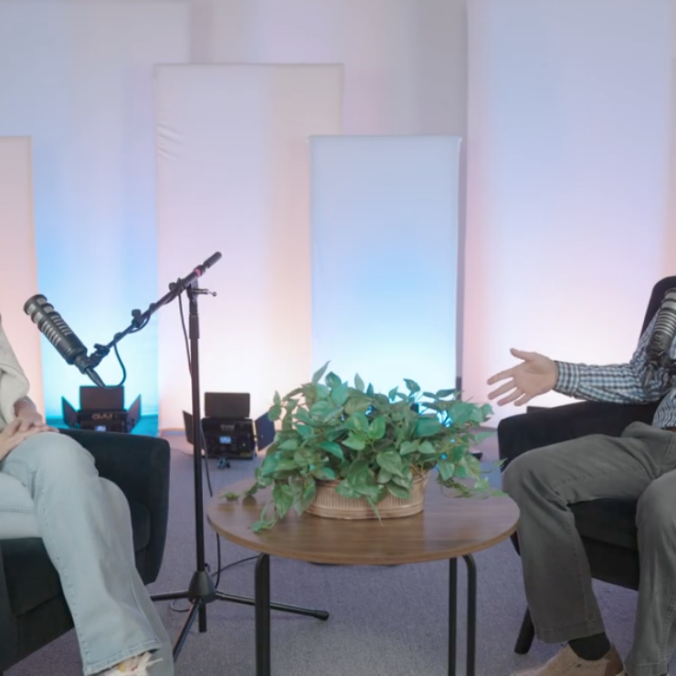 A photo of Corrie Leister, founder of Inspired By U, on the Lead Lamp Media Podcast